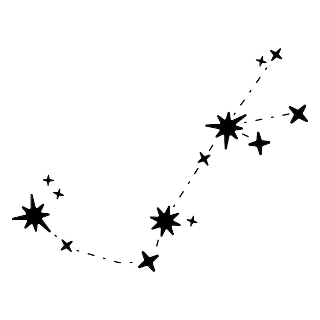 Star constellation - zodiac sign scorpio