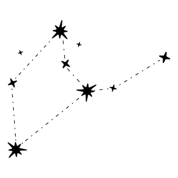 Star constellation - zodiac sign virgo