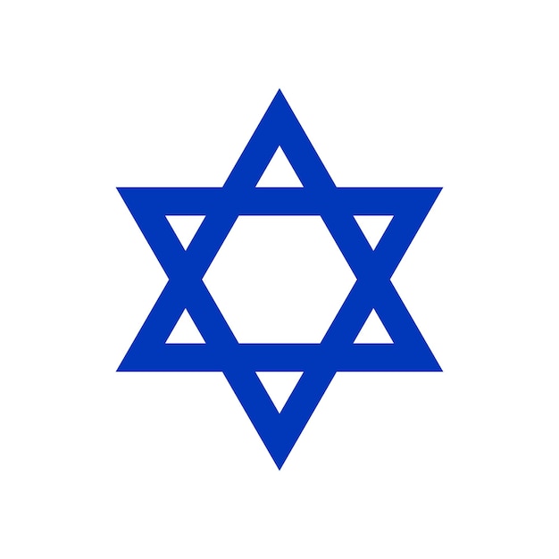 Vector star of david icon