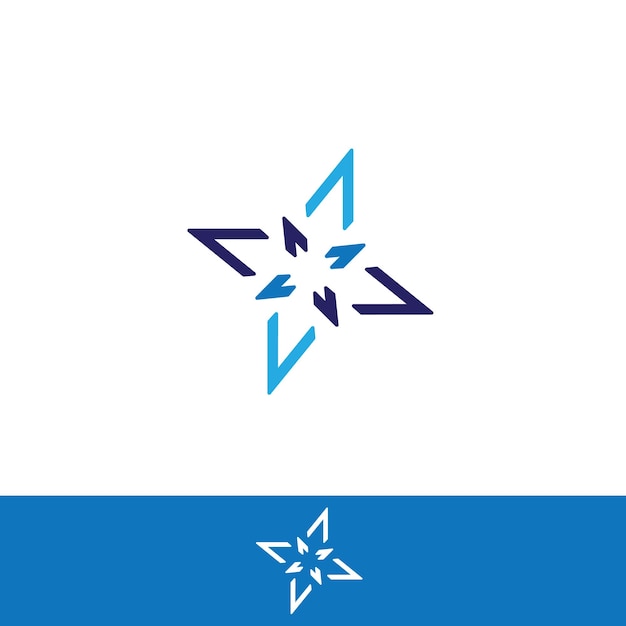 Звездный дизайн логотипа