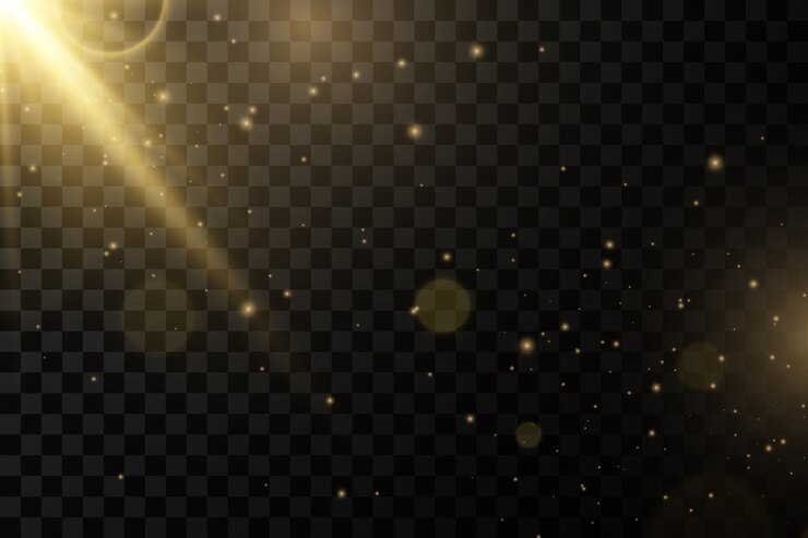 Star dust sparkling particles  .   illustration.