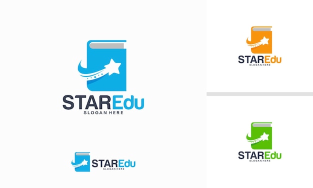 Star Education logo ontwerpen concept, Elite School logo sjabloon vector