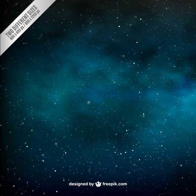 Vector star filled sky background