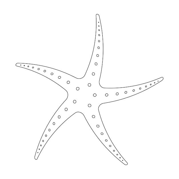 Star fish icon vector illustration symbol design