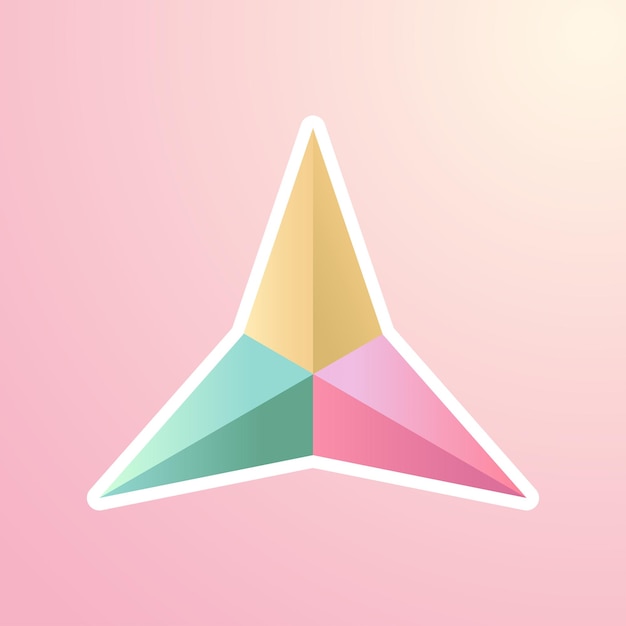 Star geometric logo