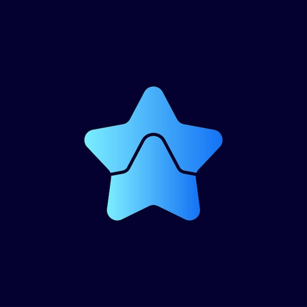 Star gradient logo