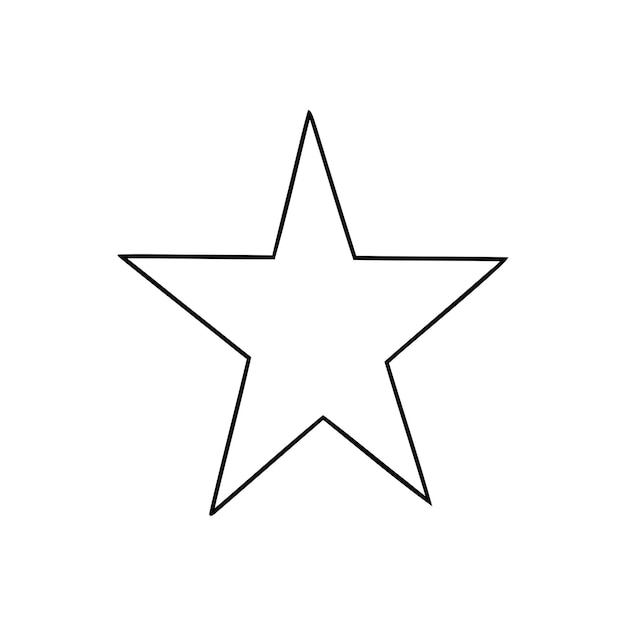 Star hand drawn illustration