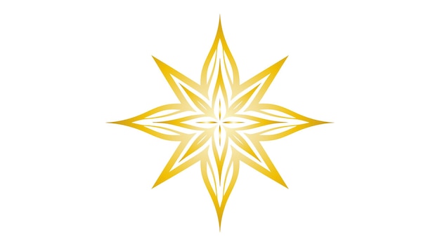 ベクトル 星のロゴ 白い背景に隔離されたベクトルイラスト