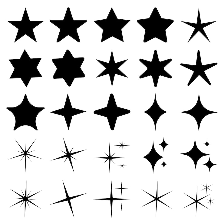 Vector スターアイコンのストックベクトルイラスト