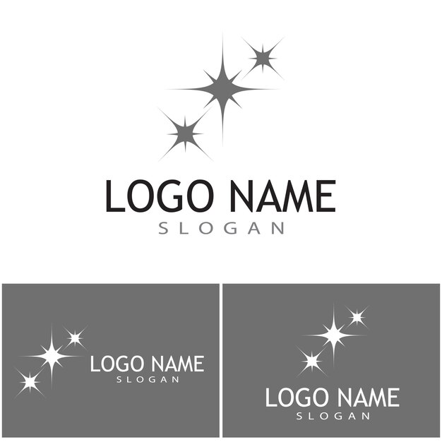 Vector star icon template vector illustration design