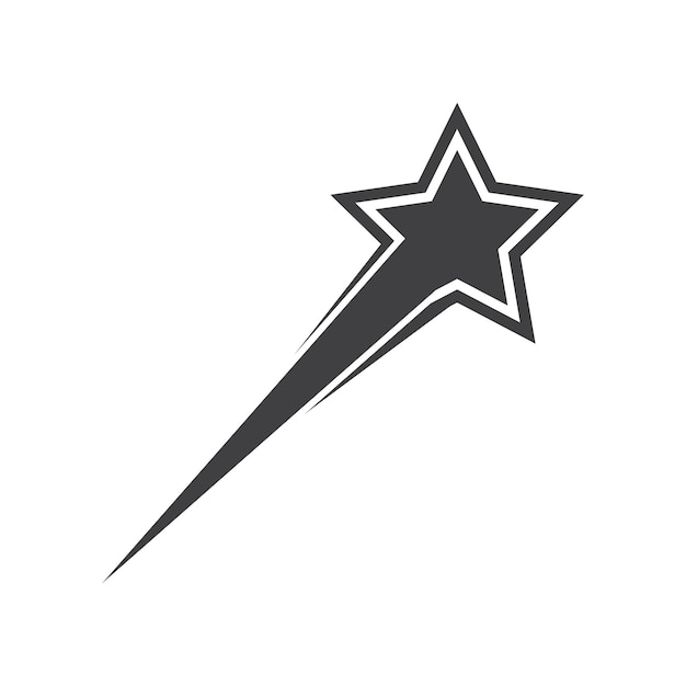 Star icon Template vector illustration design