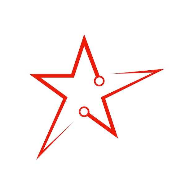 Star icon Template vector illustration design