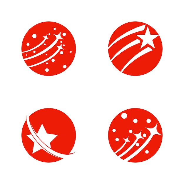 Star icon Template vector illustration design