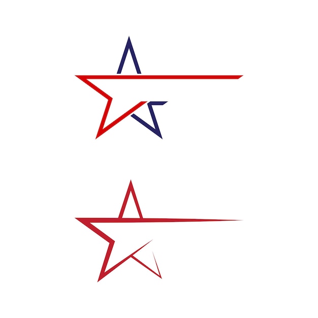 Premium Vector | Star icon template vector illustration
