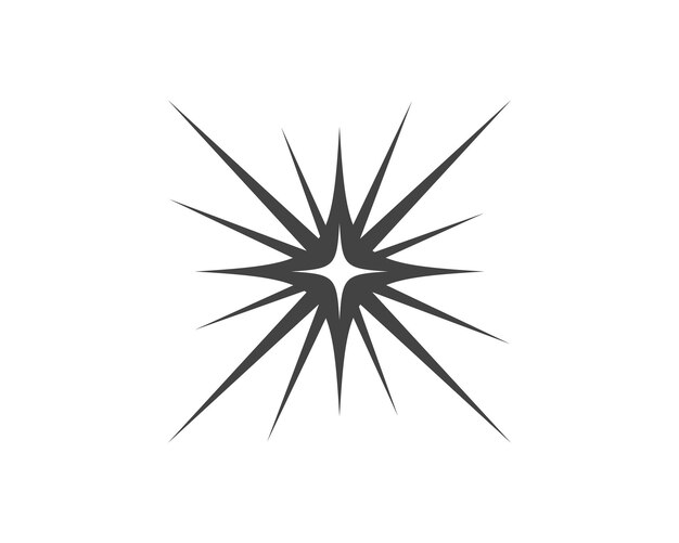 Vector star icon template