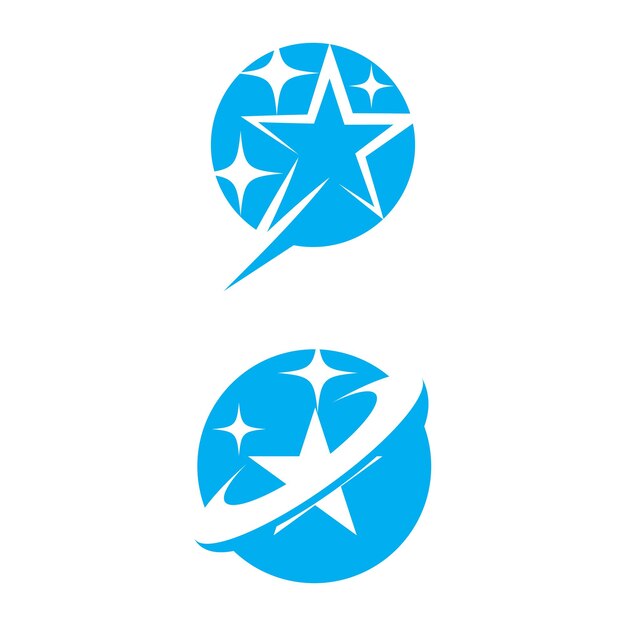 Vector star icon template