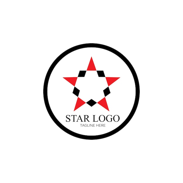 Vector star icon template