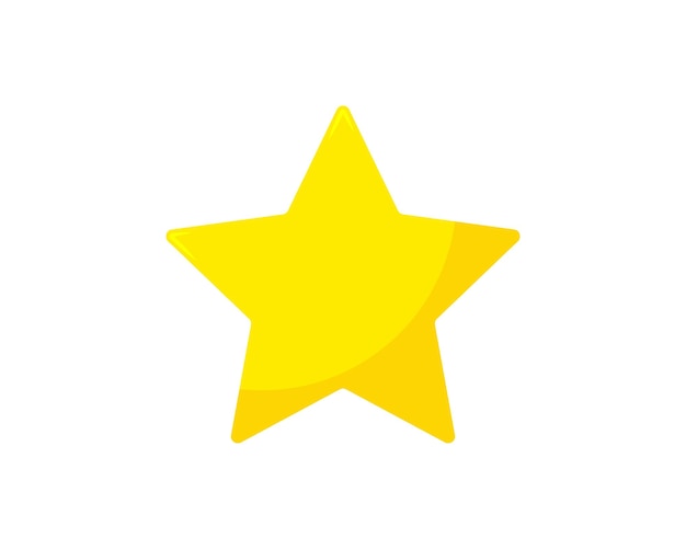 Vector star icon vector classic rank isolated trendy flat favorite design star web site pictogram mobile app logo illustration eps10