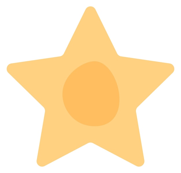 Vector star icon yellow twinkle symbol golden frame