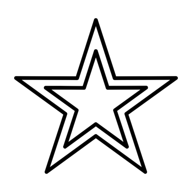 Vector star icon