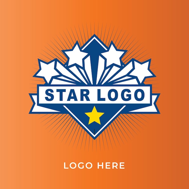 Star logo design Free Vector