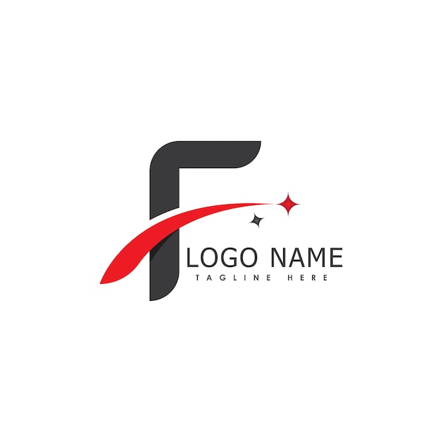 Star logo design template  Fast logo Vector