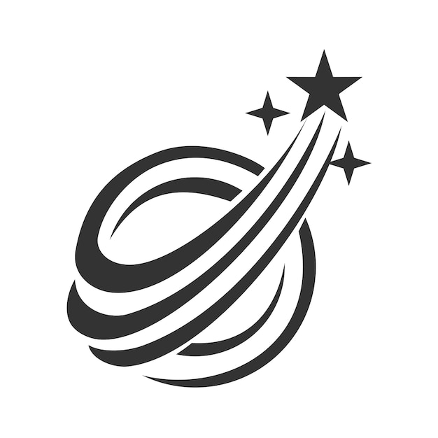 星のロゴ デザイン テンプレート アイコン イラスト ブランド アイデンティティ