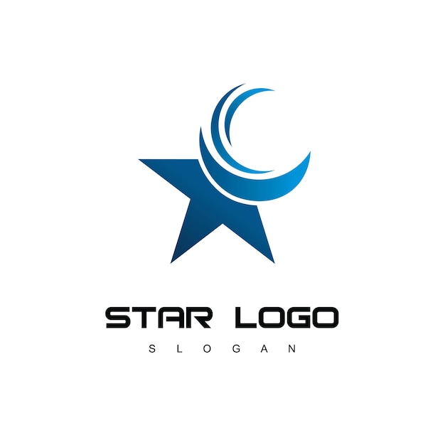 Modello di progettazione del logo della stella