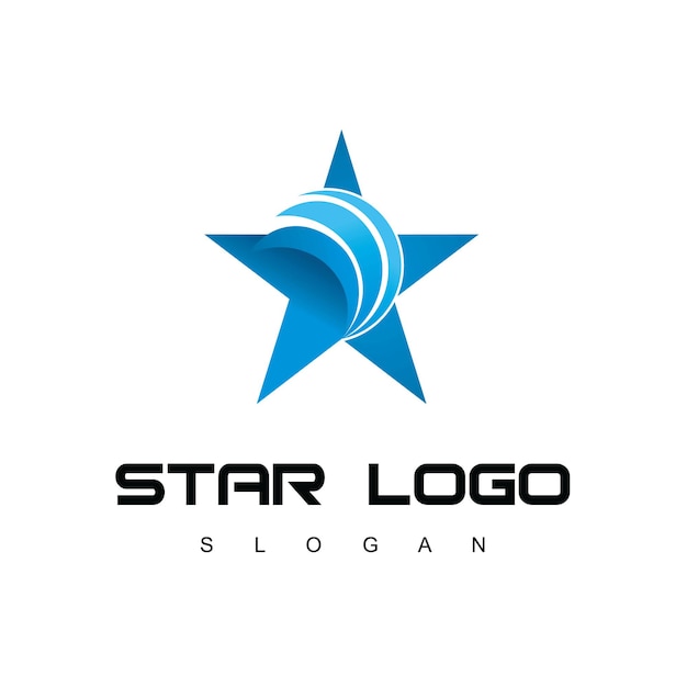 Modello di progettazione del logo della stella