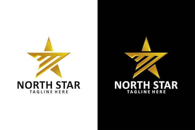 Star logo design vector isolated