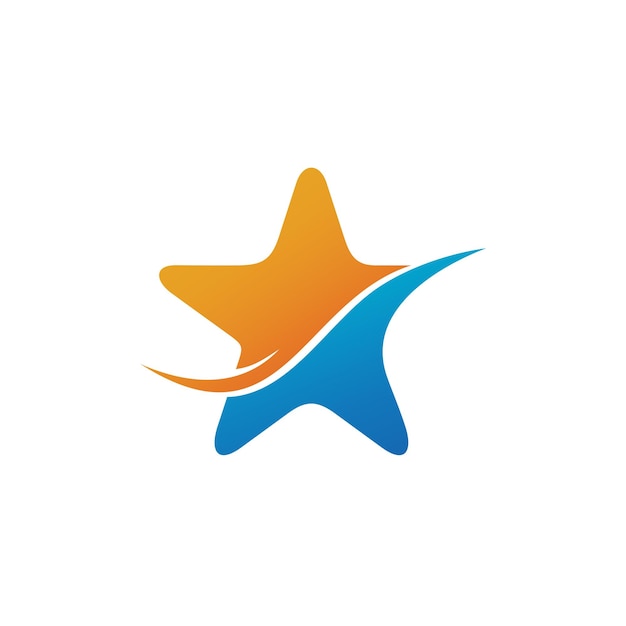 Vector star logo design