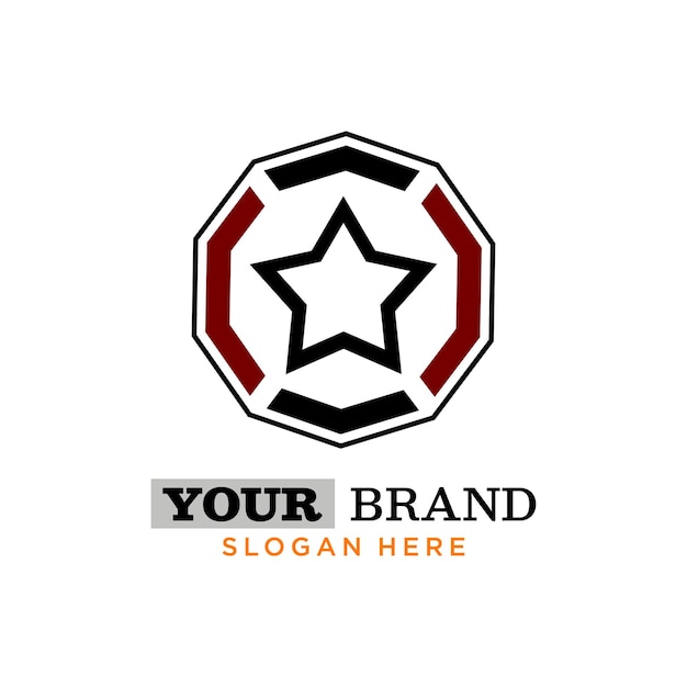 Vector star logo design