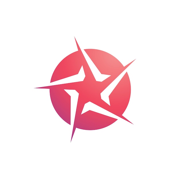 Star logo designs template Fast star logo Vector illustration design