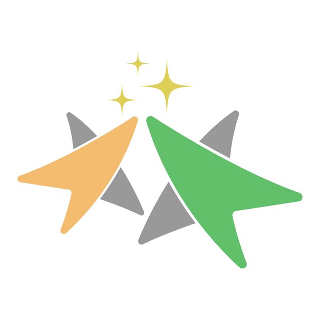 Star logo icon design