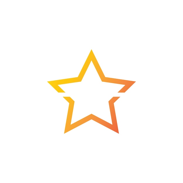 Star Logo icon illustration vector flat design