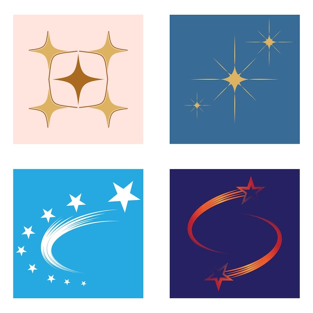 Star Logo illustration vector and symbol design