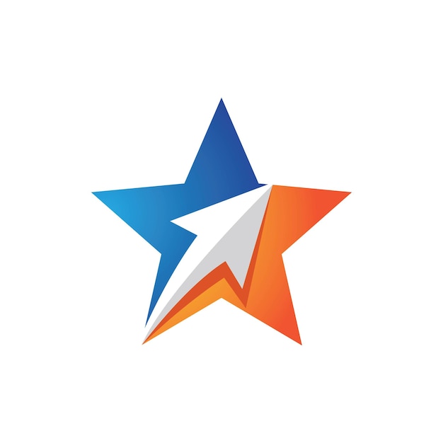 Vector star logo images illustration design