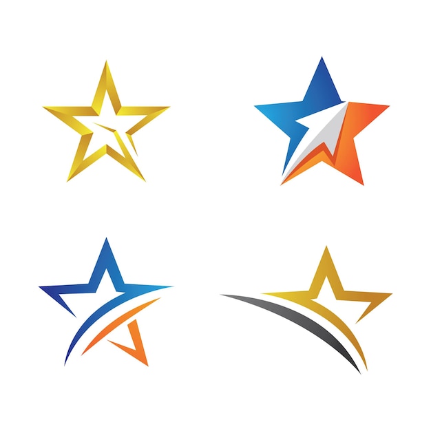 Star logo images illustration design