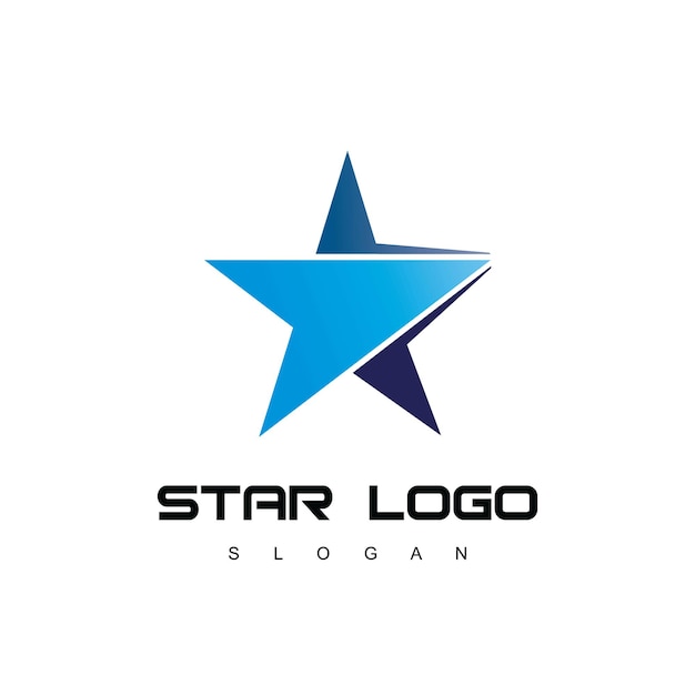 Star Logo sjabloon succes bedrijf symbool