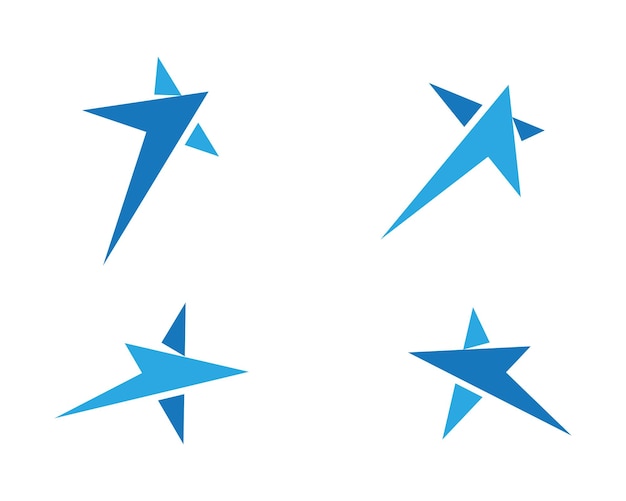 Star logo template vector icon