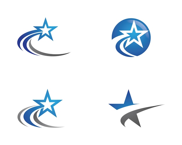 Star logo template vector icon