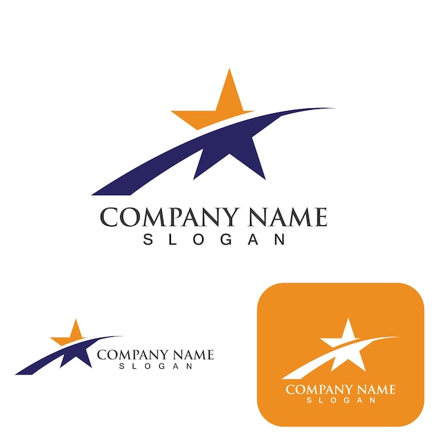 Star Logo Template vector illustratie ontwerp