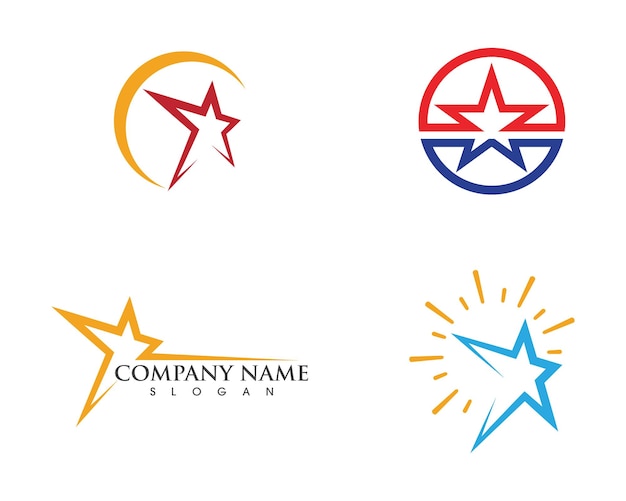 Star Logo Template vector