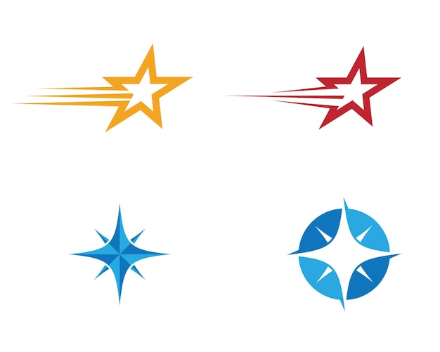 Vector star logo template