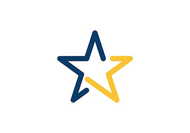 Vector star logo template