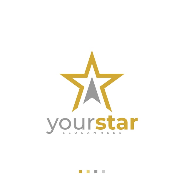 Star-logo vector sjabloon Creative Star-logo ontwerpconcepten