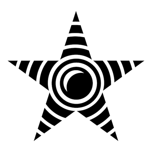 Star moon icon Simple illustration of star moon vector icon for web