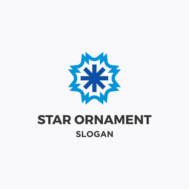 Star Ornament Logo Template