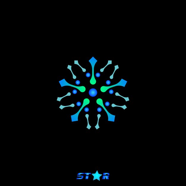 Star pattern logo