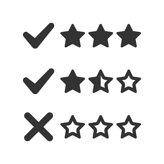 Star rating icon